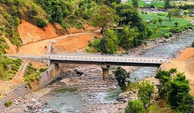 बागलुङमा सात करोड ६६ लाखमा पुल निर्माण