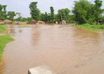 माईखोलाको बाढी बस्ती पस्यो : सुगाबथानका २२ घर डुबानमा
