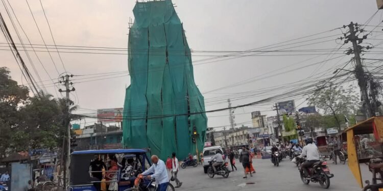 घुम्टोमा घण्टाघरः मर्मतसम्भार शीघ्र पूरा गर्न वीरगञ्जवासीको माग