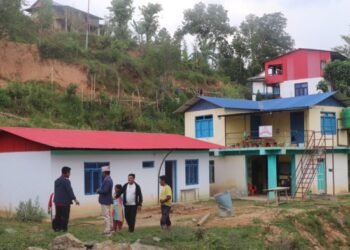 भोजपुरको कोटमा प्रसूति भवन निर्माण
