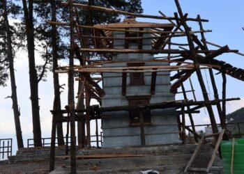 एउटै ढुङ्गाबाट मालिका मन्दिर पुनःनिर्माण