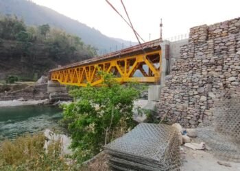 झेँदी पुल निर्माण सम्पन्न