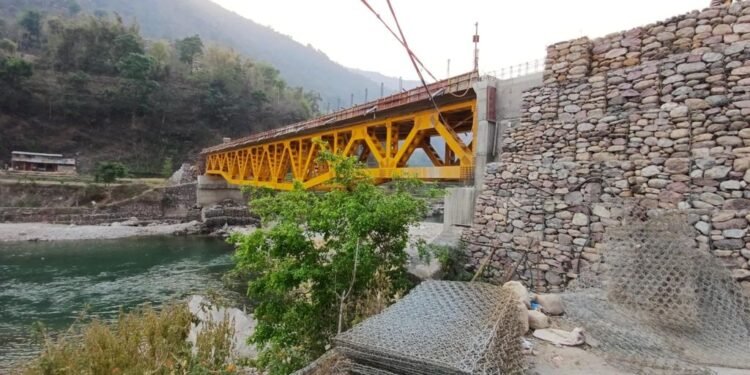 झेँदी पुल निर्माण सम्पन्न
