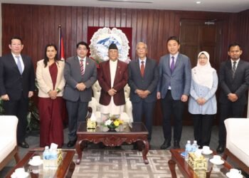 प्रधानमन्त्रीसँग अन्तर–संसदीय सम्मेलनका सहभागीको भेट