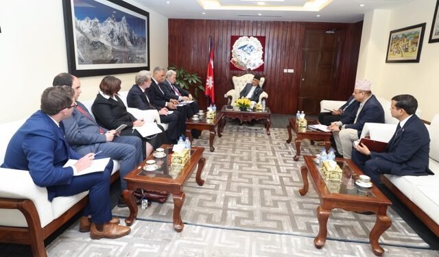 प्रधानमन्त्रीसँग न्युजिल्याण्डका उपप्रधानमन्त्रीको शिष्टाचार भेट