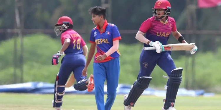 युएईलाई हराउदै नेपाल महिला टी-२० विश्वकपको ग्लोबल क्वालिफायरमा छनौट