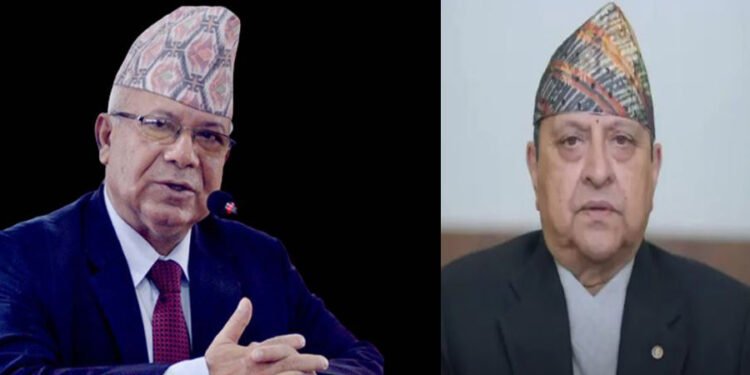 पूर्वराजा ज्ञानेन्द्रलाई माधव नेपालको खुला चुनौती – राजा बन्न मन छ भने चुनाव जितेर देखाउनुस्