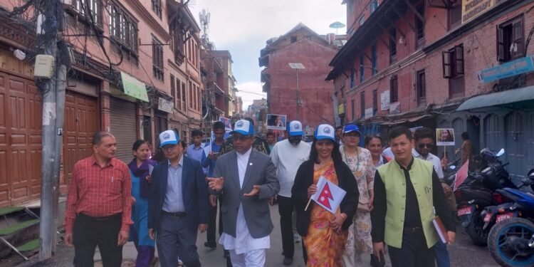 “अन्तर्राष्ट्रिय सगरमाथा दिवसमा वसन्तपुरदेखि ठमेलसम्म उत्सवमय माहोल”