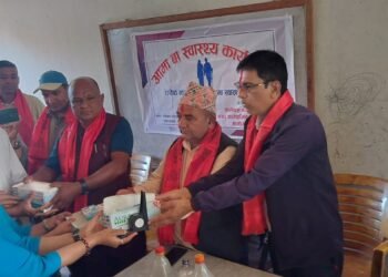 पर्वतको फलेबासमा ‘आमा-बा स्वास्थ्य कार्यक्रम’ सुरु