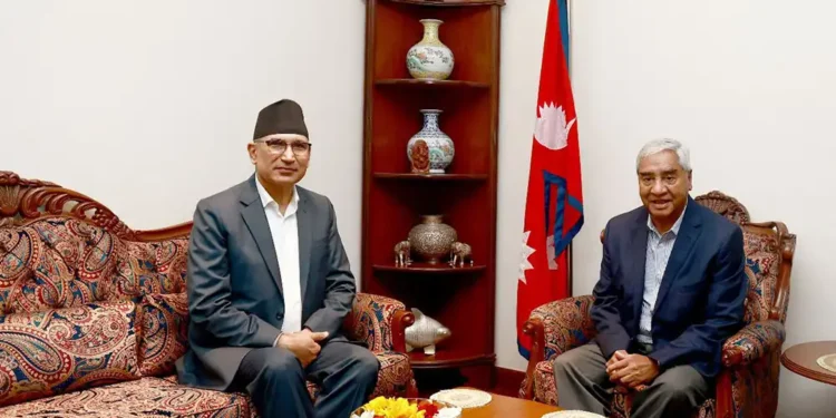 अर्थमन्त्री पौडेलद्वारा आगामी बजेटबारे काँग्रेस सभापति देउवासँग परामर्श