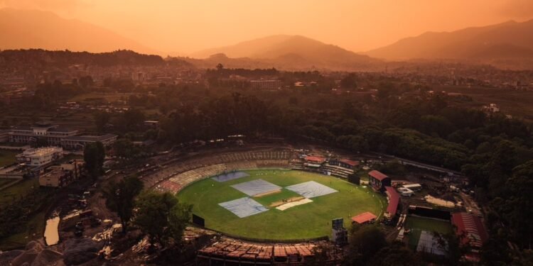 यतिसम्म बन्याे किर्तिपुर क्रिकेट रंगशाला (फाेटाेफिचर)