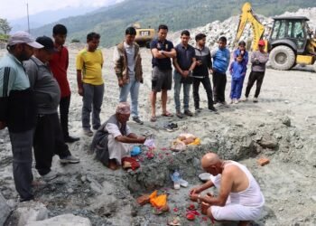 रघुगंगा गाउँपालिकाको प्रशासकीय भवन निर्माण सुरु