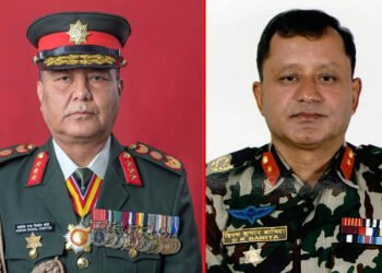 सेनाको ३ तारे बन्न खोजेका जर्नेल बानियाका लागि सेनापति दाहिने नभएपछि अवकाश