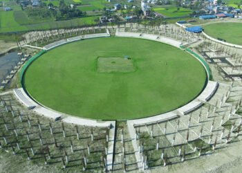 क्रिकेट रङ्गशालाको काम दुई ‘सिफ्ट’ मा