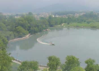 बुलबुल तालमा मोटरबोट सञ्चालन भएपछि…