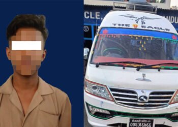 वनस्थलीबाट चोरिएको विद्युतीय माइक्रो बस धादिङमा फेला