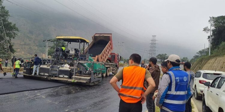 मुग्लिन–मलेखु सडक निर्माणले लिन सकेन गति