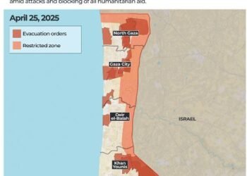 इजरायलद्दारा गाजाको ७० प्रतिशत भु भाग ‘नो गो जोन’ घोषणा, २० लाख प्यालेस्टाइनी विस्थापित गराइने