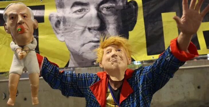 इजरायलमा प्रदर्शन जारी, प्रदर्शनकारीले भने, ‘इजरायलको शत्रु हमास होइन, नेतान्याहु हुन्’