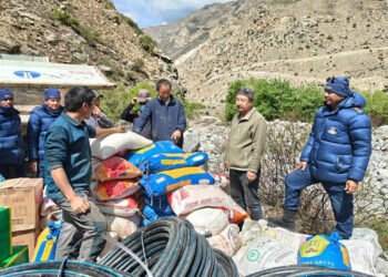 कर्णाली प्रदेश सरकारले पठाएको राहत हुम्ला पुग्यो