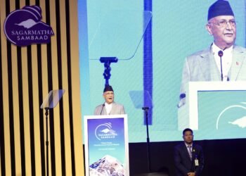 जलवायु परिवर्तन, हाम्रो समयको सबैभन्दा ठूलो चुनौतीः प्रधानमन्त्री (सम्बाेधनकाे सारंशसहित)