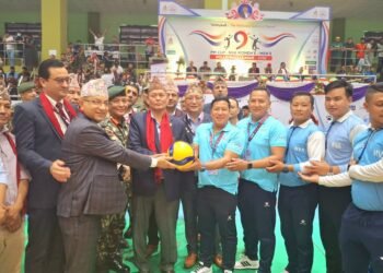 पोखरामा ‘प्रधानमन्त्री कप’ महिला तथा पुरूष भलिबल लिग सुरू