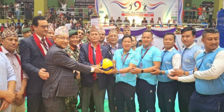 पोखरामा ‘प्रधानमन्त्री कप’ महिला तथा पुरूष भलिबल लिग सुरू