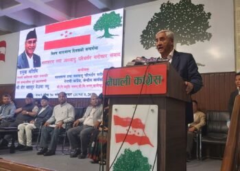 नेपाली कांग्रेसका सबै तहका कार्यालय प्लास्टिकरहित क्षेत्र घोषणा