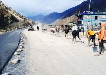 मार्फा–जोमसोम सडक धमाधम कालोपत्र