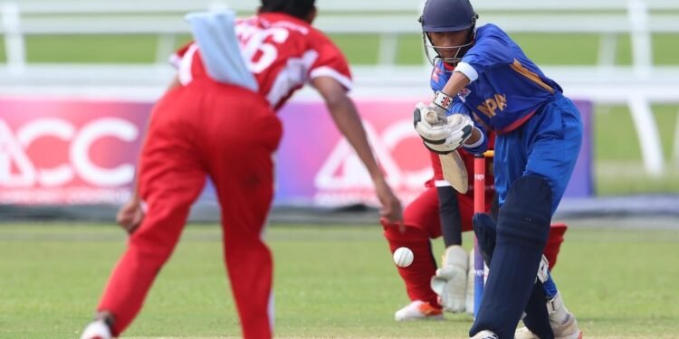 एसीसी यू-१६ इस्ट जोन : नेपालले इन्डोनेशियालाई ३७० रनले हरायो