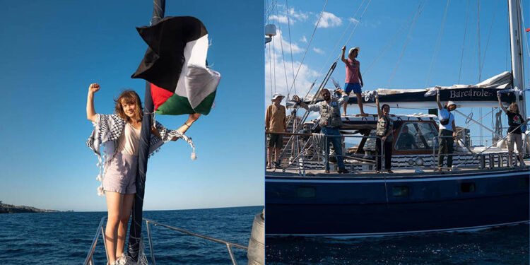 गाजाको यात्रामा निस्किइन् स्वीडिस वातावरणीय अभियन्ता थनबर्ग