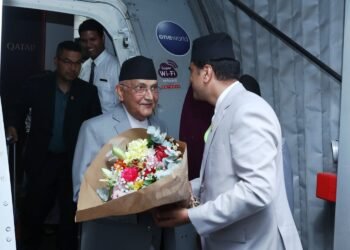 प्रधानमन्त्री ओली मेड्रिडमा