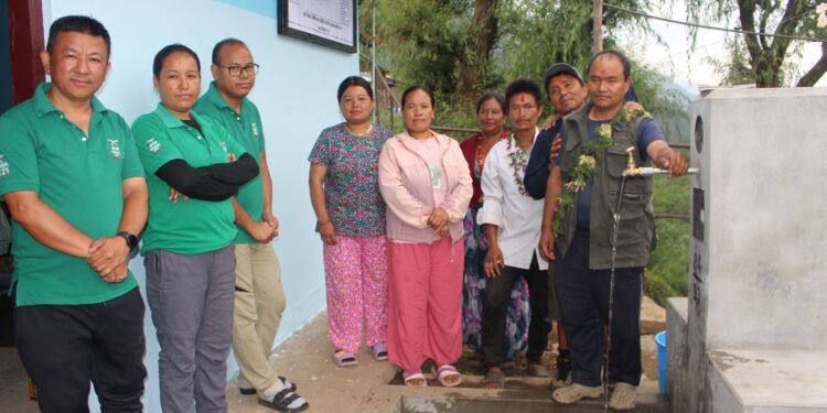 नारच्याङको लेकगाउँमा ‘एक घर, एक धारा’ खानेपानी विस्तार