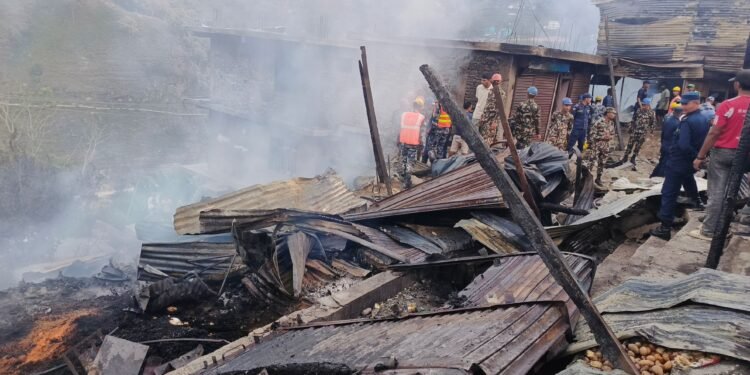 बाम्का बजार आगलागी घटना : पीडितलाई राहत उपलब्ध गराउन सरकारसँग माग