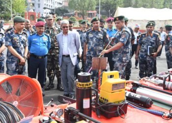 विपद् व्यवस्थापनका लागि चौबिसै घण्टा तयार रहन गृहमन्त्री लेखकको निर्देशन