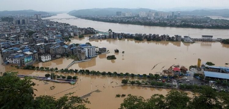 दक्षिणपश्चिम चीनमा बाढीबाट ८० हजारभन्दा बढी मानिस विस्थापित