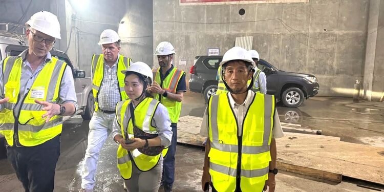 जाइका नेपाल प्रमुखको टोलीद्वारा तनहुँ जलविद्युत आयोजना निरीक्षण