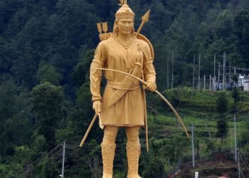 बुइपामा ११० फिट अग्लो यलम्बरको प्रतिमासहित पार्क निर्माण