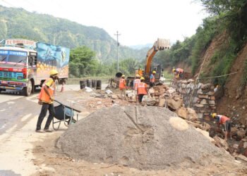मलेखु–मुग्लिन सडक आजदेखि साढे पाँच घण्टा बन्द