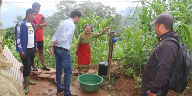 आठ सय घरमा खानेपानीको पहुँच