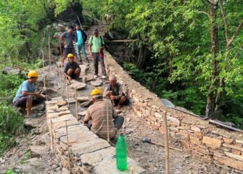 ‘ग्रेटर मुन्दुम’ पदमार्ग निर्माणले गति लिँदै