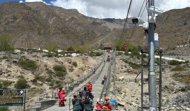 मुक्तिनाथधाममा पदमार्ग निर्माण