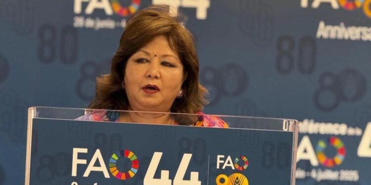 जलवायु वित्त र दिगो कृषि प्रणालीमा सहयोग गर्न परराष्ट्रमन्त्रीको आग्रह