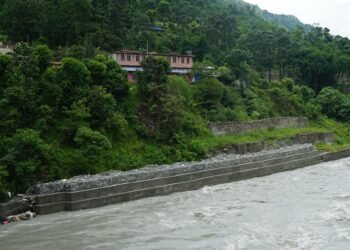 रु तीन करोडको लागतमा नदी नियन्त्रण योजना सम्पन्न