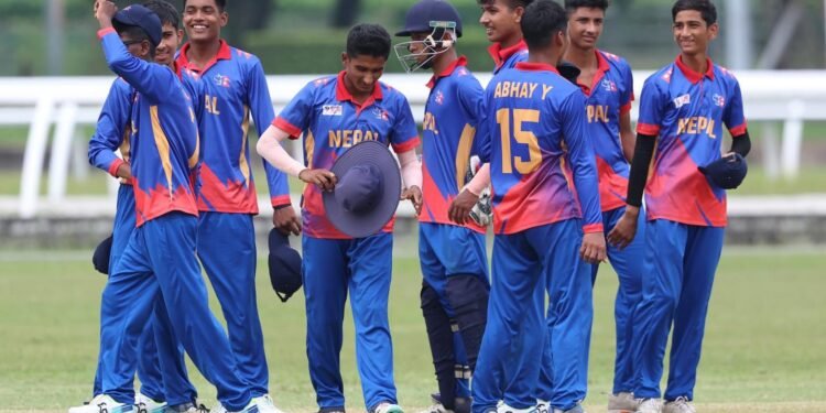 नेपाल मलेसियालाई ९ विकेटले हराउँदै यु–१६ इस्ट जोन कपमा प्रवेश