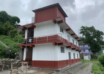 एक करोड लागतमा वडा कार्यालय भवन निर्माण