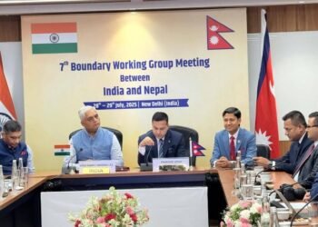 नेपाल–भारत सीमा कार्यदलको सातौँ बैठक सम्पन्न