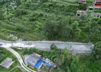 म्याग्दीका तीस ग्रामीण सडकको स्तरोन्नति