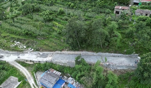 म्याग्दीका तीस ग्रामीण सडकको स्तरोन्नति