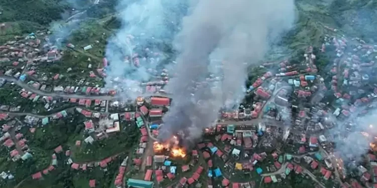 म्यान्मारको बौद्ध बिहारमा हवाई आक्रमण, २३ को मृत्यु